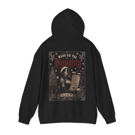 Naughty List Christmas Hoodie - Sultry Holiday Sweatshirt