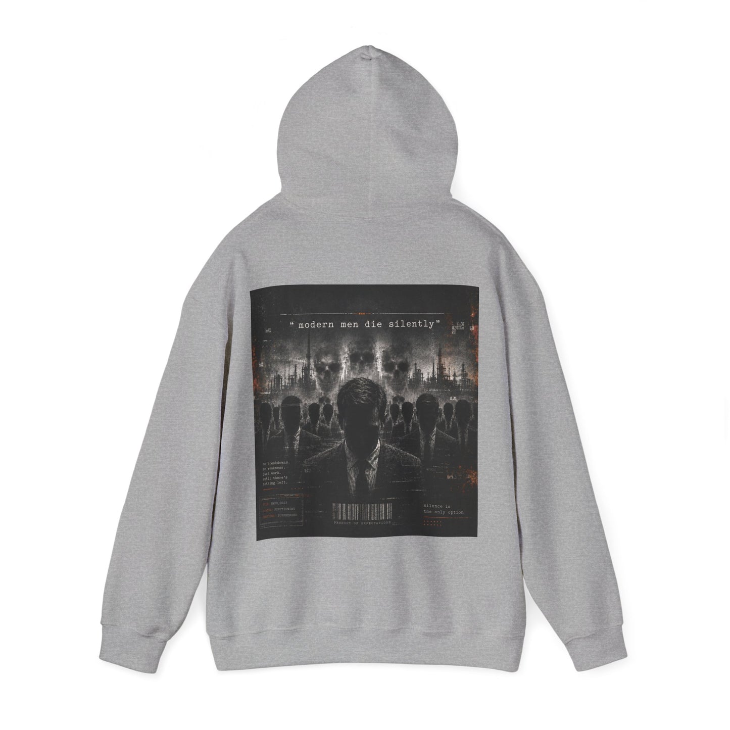 "Modern Men Die Silently" Mental Health Awareness Hoodie