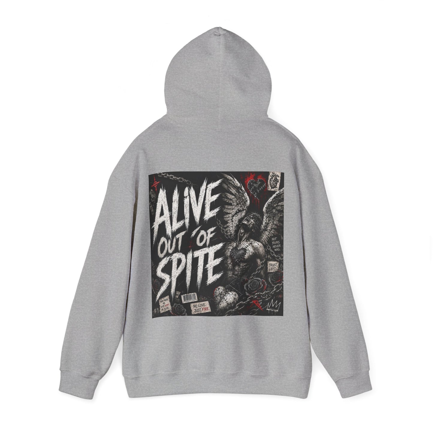 "Alive Out of Spite" Men's Mental Health Hoodie