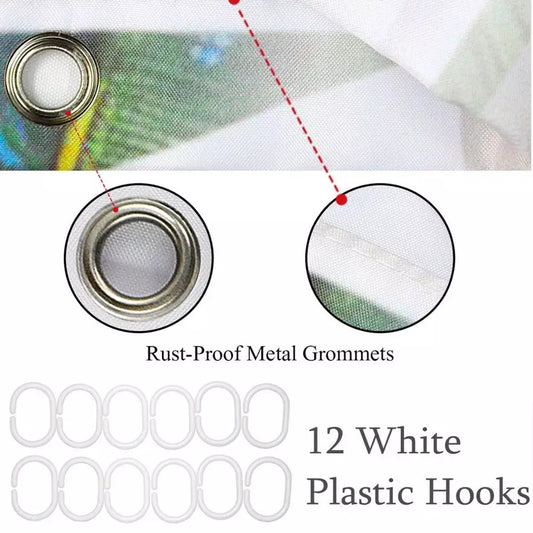 Black Cat Gothic Moon Bathroom Shower Curtain - PRE ORDER