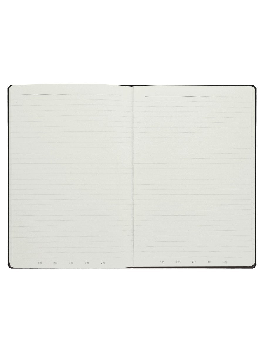Conspiracy Theories Black A5 Hard Cover Notebook