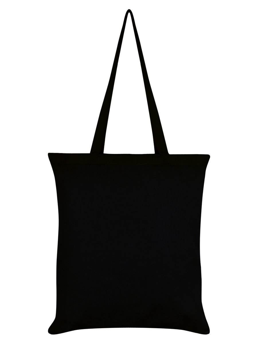Cranial Rose Black Tote Bag