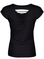 Beautiful Monster Ladies Black Razor Back T-Shirt