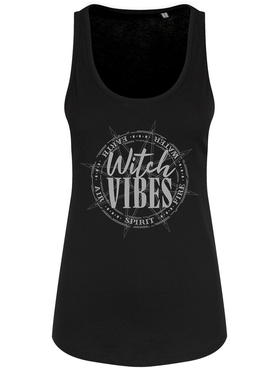 Elemental Witch Vibes Black Floaty Tank