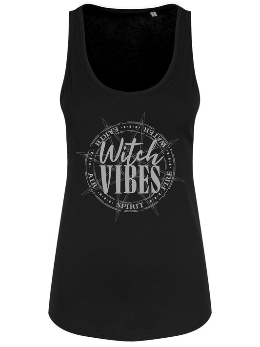 Elemental Witch Vibes Black Floaty Tank