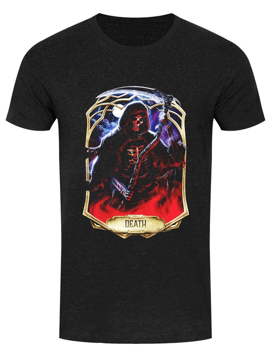 Deadly Tarot Obsidian - Death Men's Heather Black Denim T-Shirt