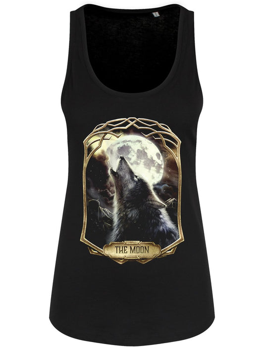 Deadly Tarot Obsidian - The Moon Ladies Black Floaty Tank