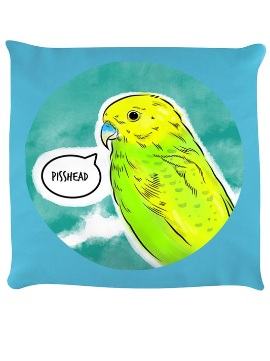 Cute But Abusive - Pisshead Sky Blue Cushion
