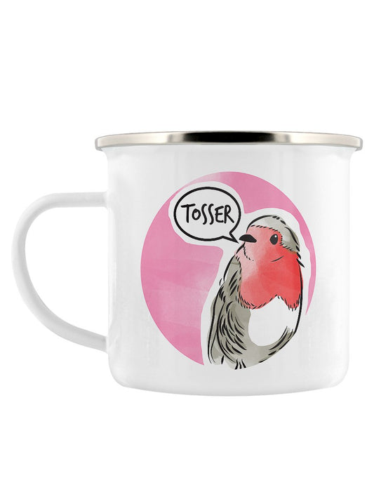 Cute But Abusive - Tosser Enamel Mug