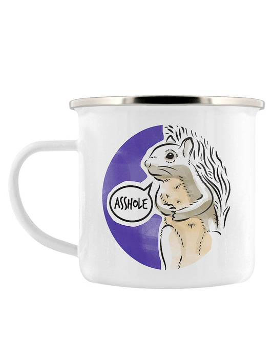 Cute But Abusive - Asshole Enamel Mug