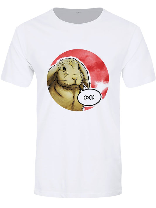 Cute But Abusive - Cock Men's White Premium T-Shirt