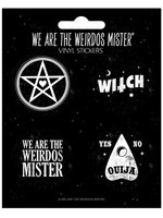 We Are The Weirdos Mister Vinyl Sticker Set