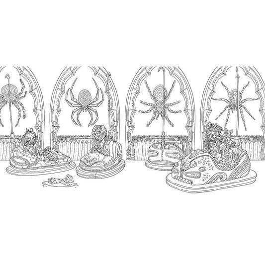 Beauty of Horror 3: Haunted Playgrounds Coloring Book