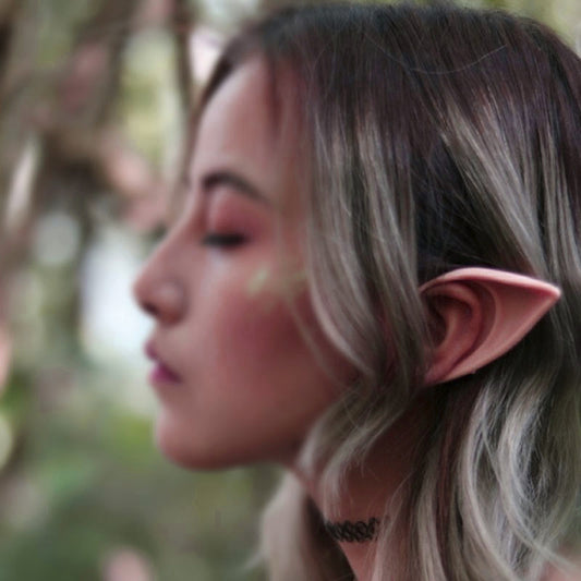 1 Pair Elf Ears Rubber Latex Prosthetic Tips Angel Pixie Fairy Cosplay…