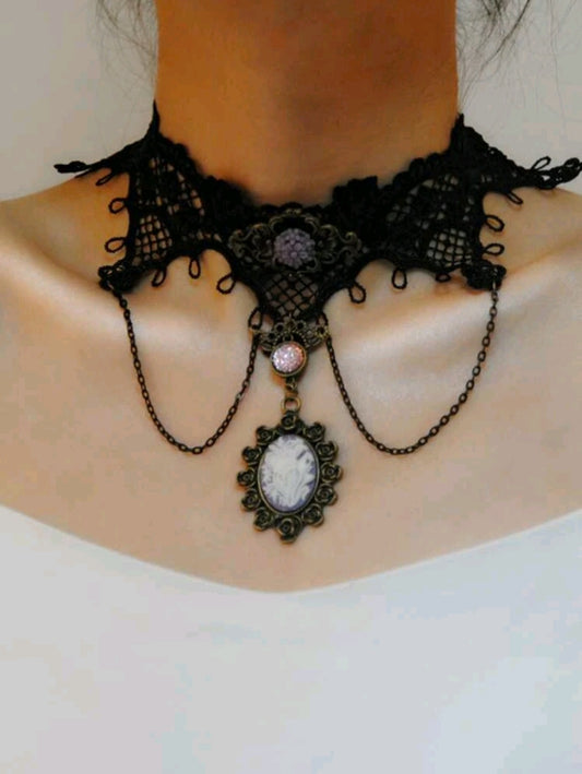 Halloween Lace Choker