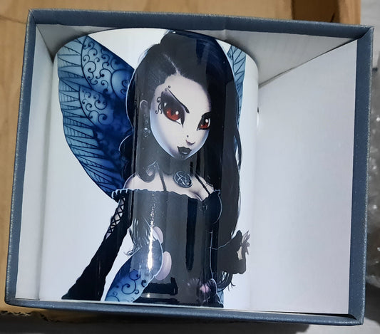 Hexxie Darla Keep Out Of Direct Sunlight Black Inner 2-Tone Mug