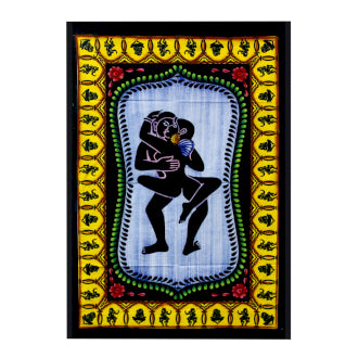 Handbrushed Cotton Wall Art - Kamasutra