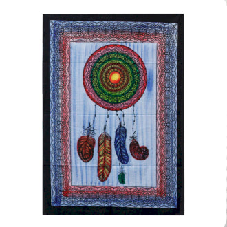 Handbrushed Cotton Wall Art -Dreamcatcher