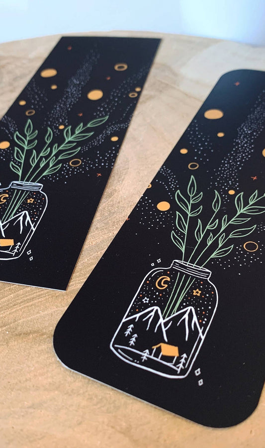 Jar of Magic Bookmark | Bookmark with Tassels