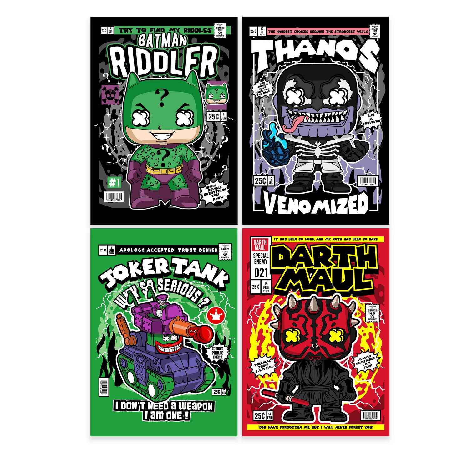Pop Villians Fan Pack