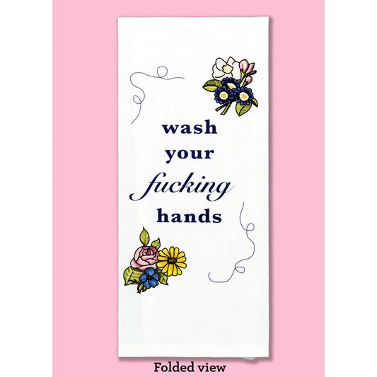 Wash Your Fucking Hands Dishtowel