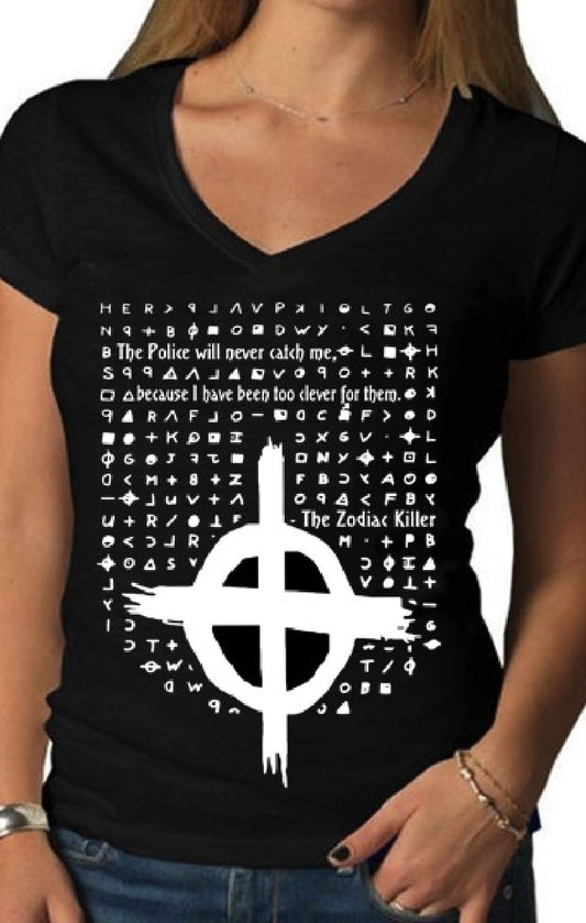 Zodiac V Neck T Shirt Size 14