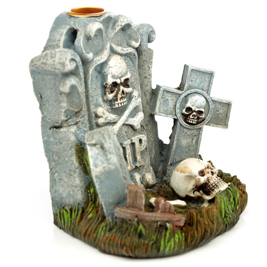 Backflow Incense Burner - RIP Tombstone