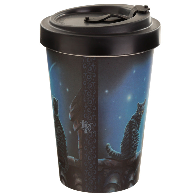 Bamboo Composite Wish Upon a Star Lisa Parker Cat Travel Mug