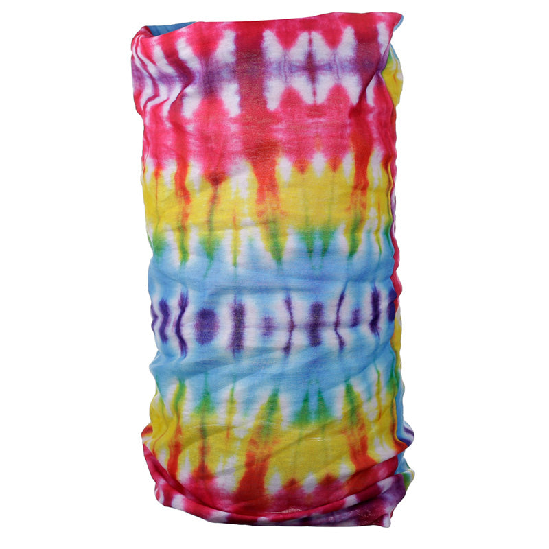 Rainbow Tie Dye Neck Scarf Face Covering