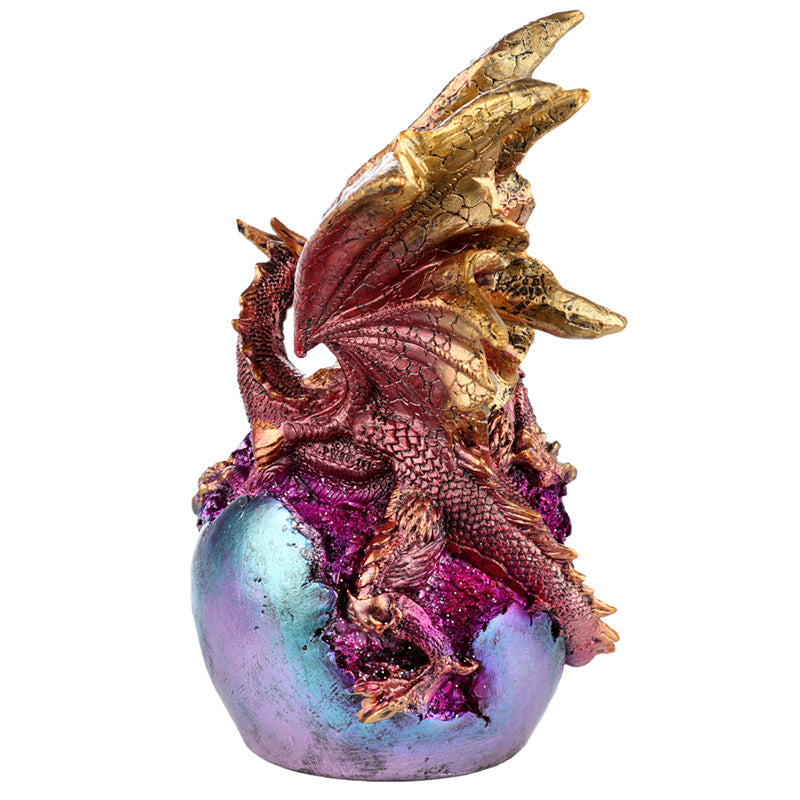 Geode Fire Egg LED Dark Legends Dragon Figurine
