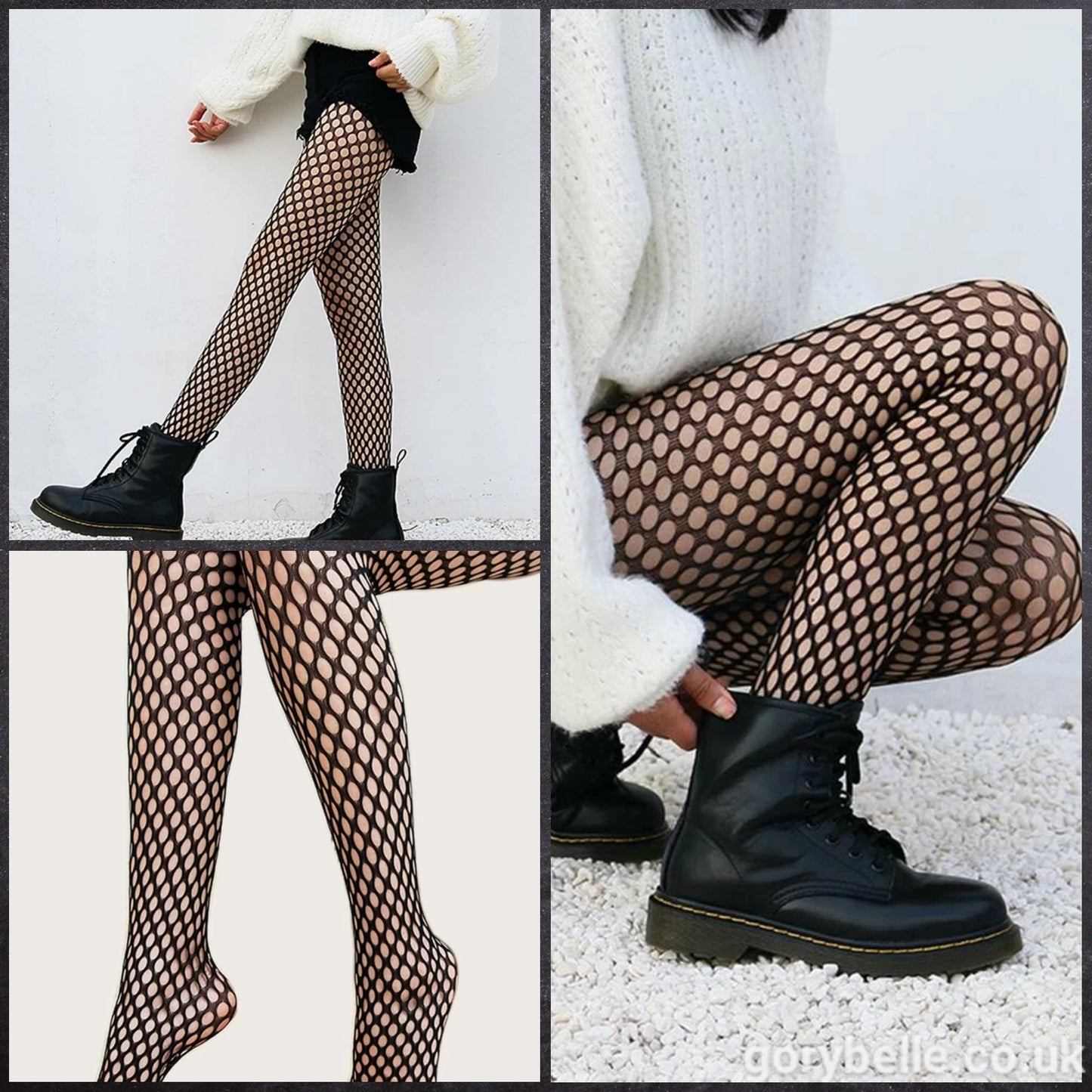 Hollow Out Fishnet Tights