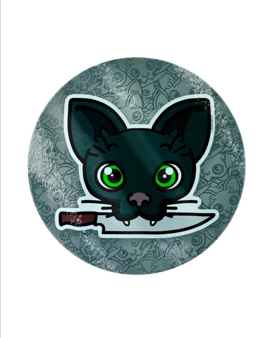 Evil Kit Glass Chopping Board