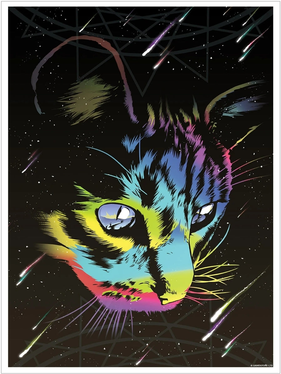 Unorthodox Collective Rainbow Cat Mini Poster