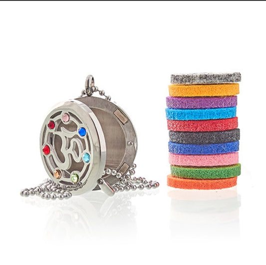 Aromatherapy Jewellery Necklace - OM Chakra - 30mm