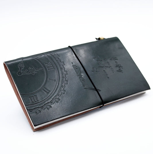 Handmade Leather Journal - If a Story is in You - Green (80 pages)