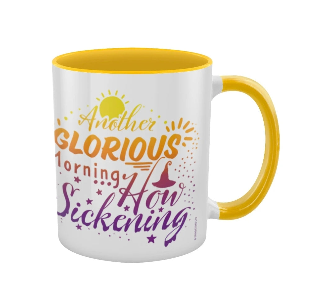 Another Glorious Morning How Sickening Yellow Inner 2-Tone Mug