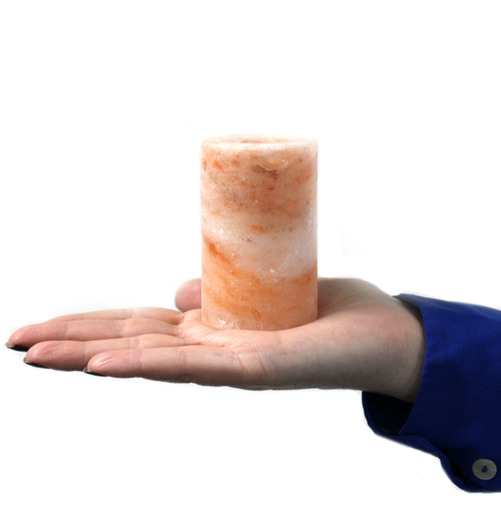 Himalayan Salt Shot Glasses & Wood Serving Tray