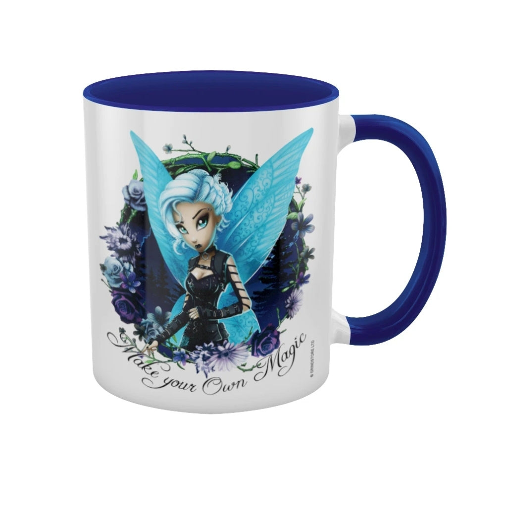Hexxie Juniper Make Your Own Magic Blue Inner 2-Tone Mug