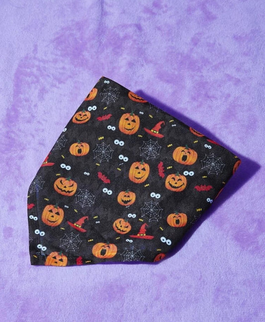 Halloween Pumpkin Pet Bandana