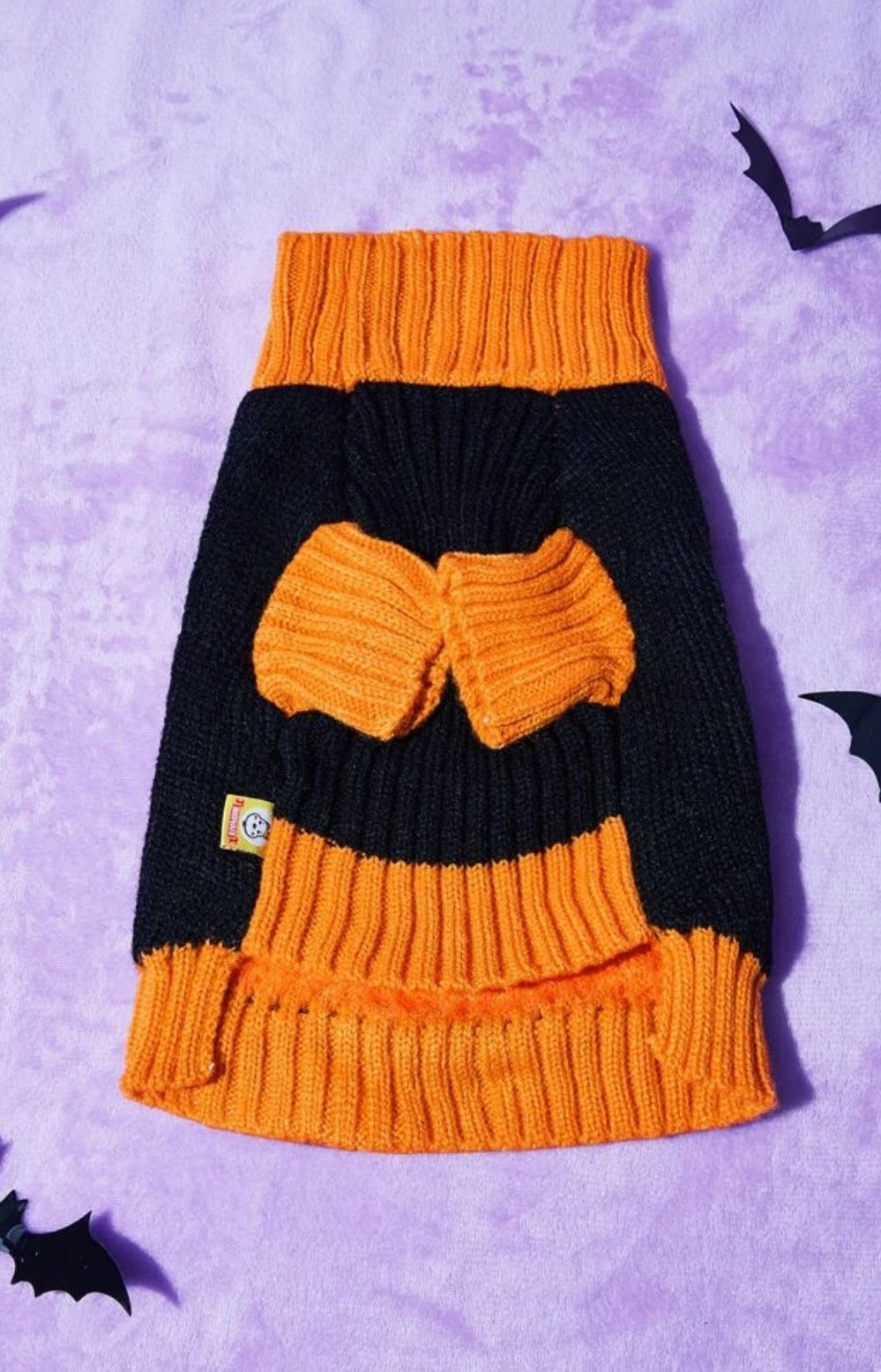 Halloween Pumpkin Pattern Pet Sweater