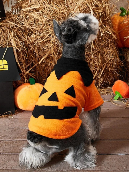 Halloween Pattern Pet Coat