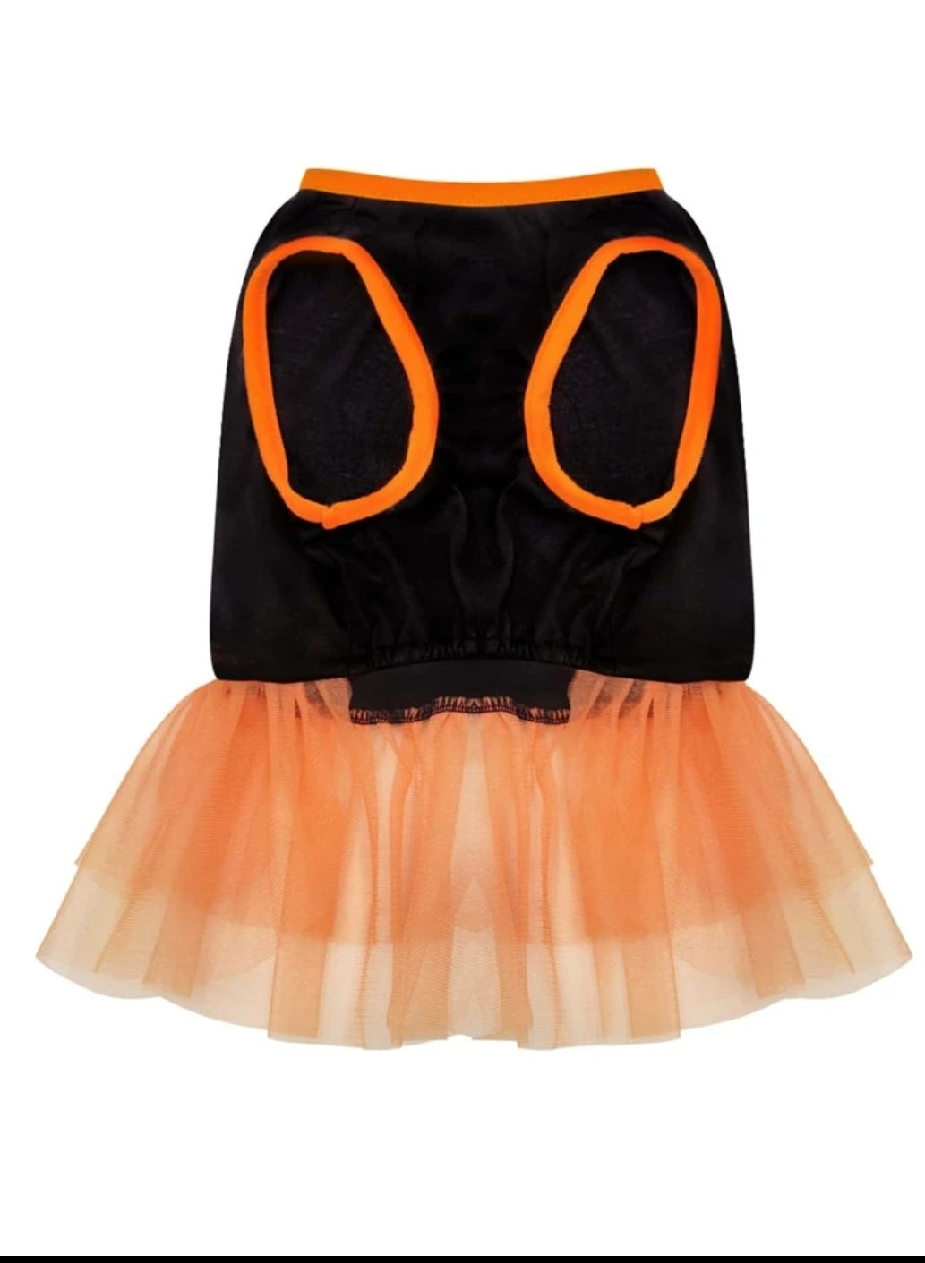 Halloween Pumpkin Print Pet Dress