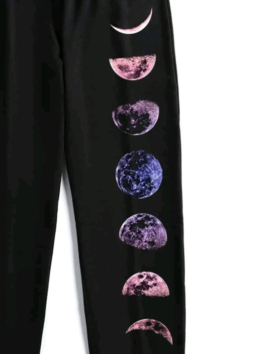 Moon Print Joggers