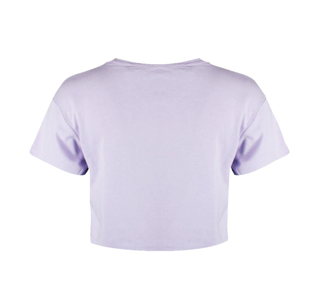 Me And My Witches Lilac Boxy Crop Top