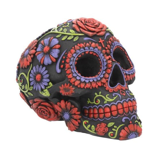 Sugar Blooms Skull Ornament 18cm