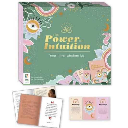 Elevate: Power of Intuition Kit (Oracle Card Deck + Book)