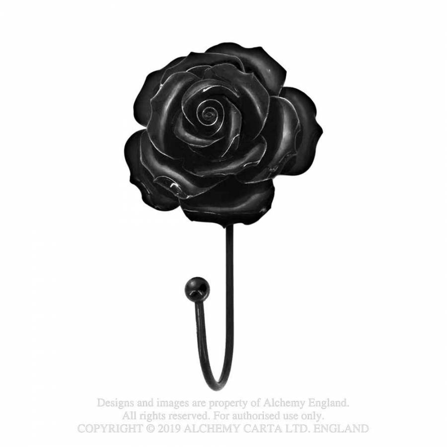 Black Rose Hanger / Tie Back