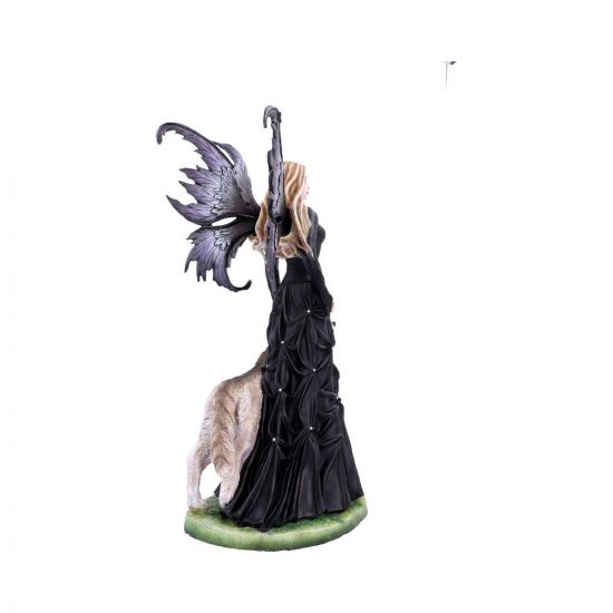 Loveta Large Wolf and Fairy Ornament 58cm