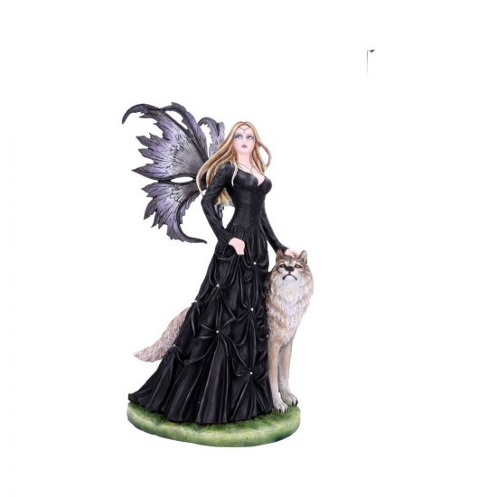 Loveta Large Wolf and Fairy Ornament 58cm
