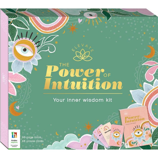 Elevate: Power of Intuition Kit (Oracle Card Deck + Book)
